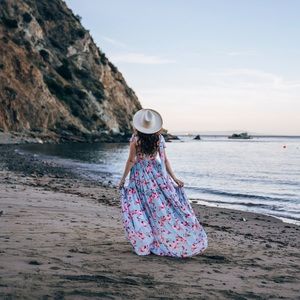 ANNE DRESS | XS | Perrin and Co | floral print | Maxi dress